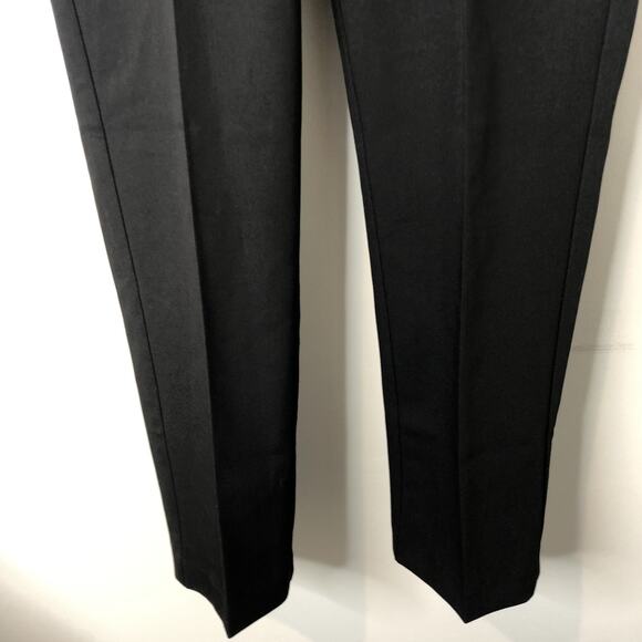 Izod NWT Boys' Flat Front Stretch Black Dress Pants Size 8 - Picture 3 of 7